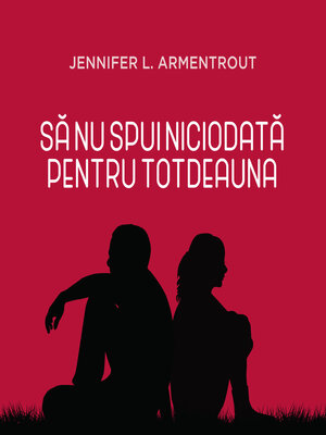 cover image of Să nu spui niciodată pentru totdeauna